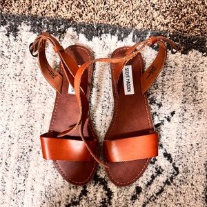Steve Madden Women's Tan Leather Sandals